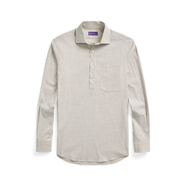 Tattersall Stretch Flannel Shirt for Men | Ralph Lauren® GI