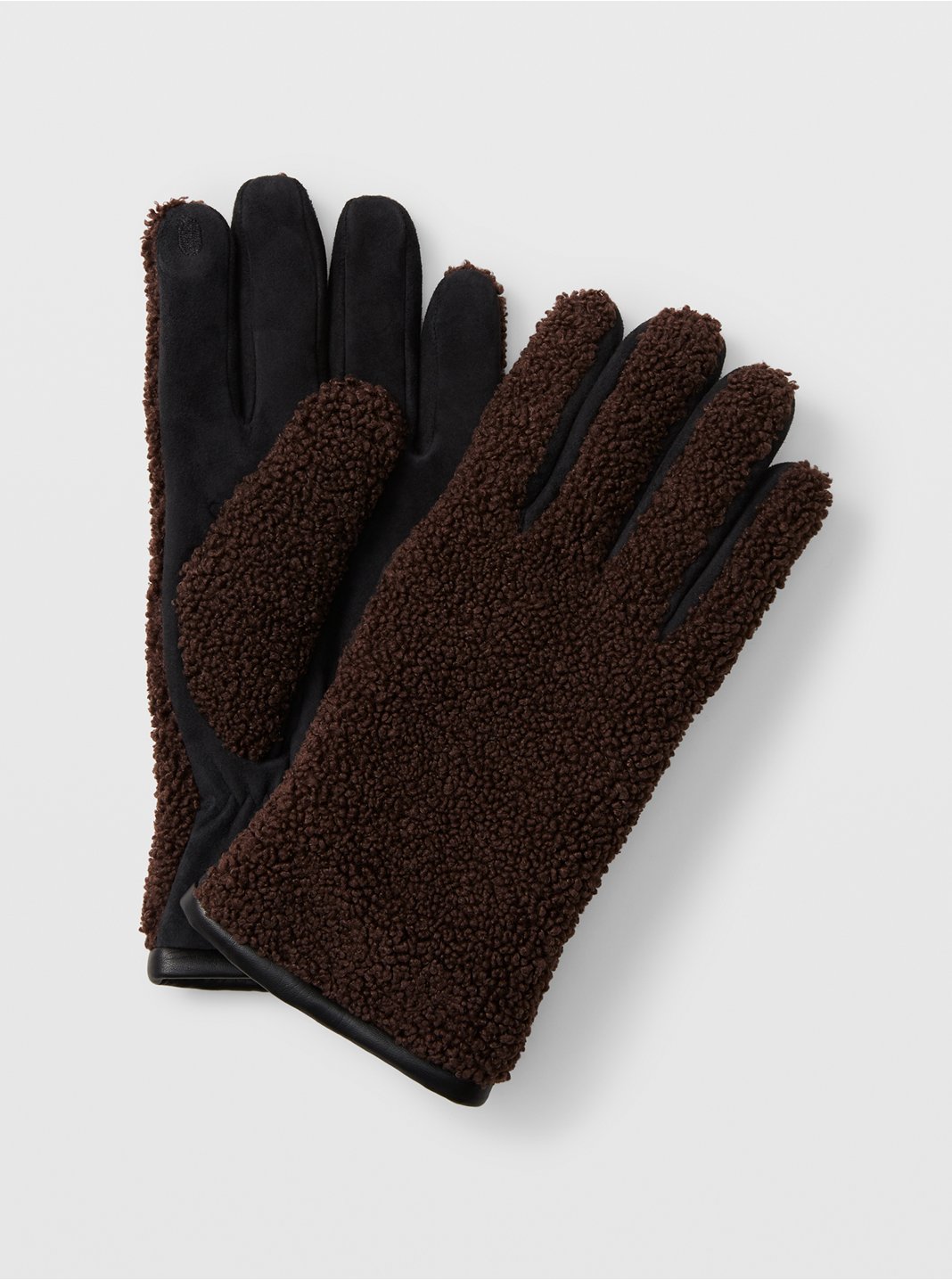 클럽 모나코 장갑 Club Monaco Sherpa Gloves,Chocolate