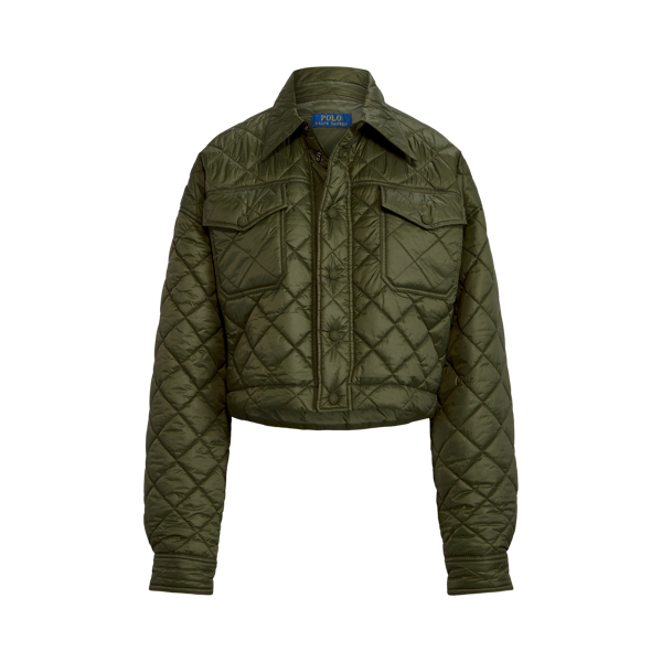 WaterRepellent Cropped Quilted Jacket for Women Ralph Lauren® UK