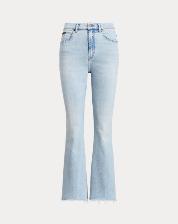 Sharona crop flare jeans