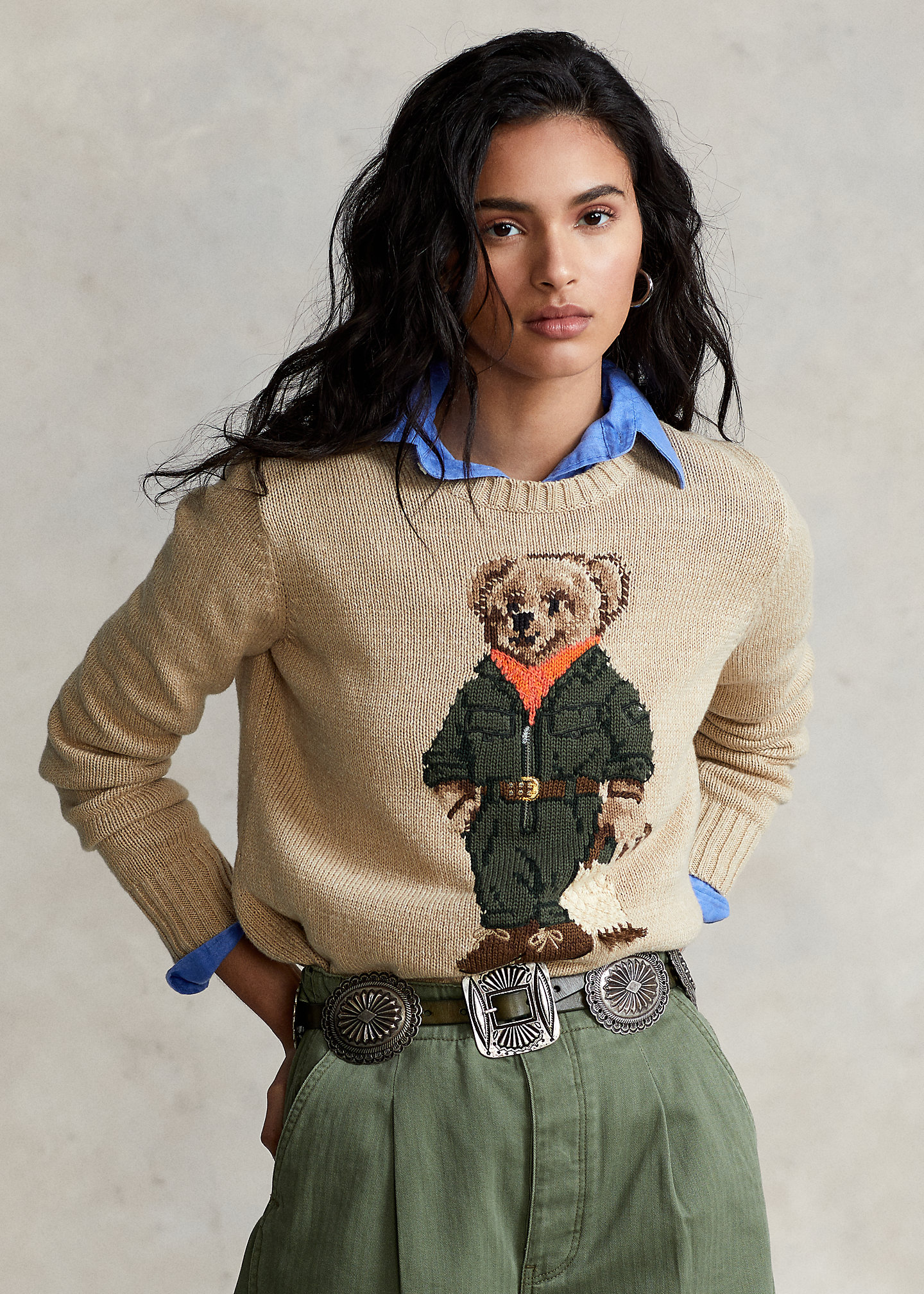 Polo Ralph Lauren Jumpsuit Polo Bear Cotton-Blend Sweater 1