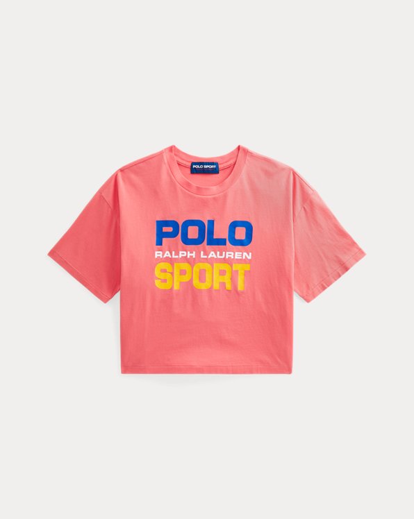 Polo Sport Jersey Cropped T-Shirt
