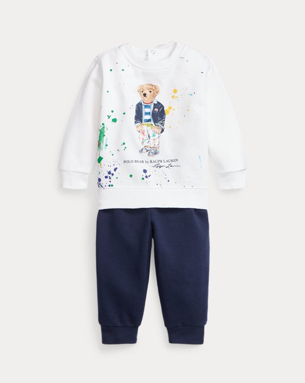 Polo Bear Fleece Sweatshirt &amp; Trouser Se
