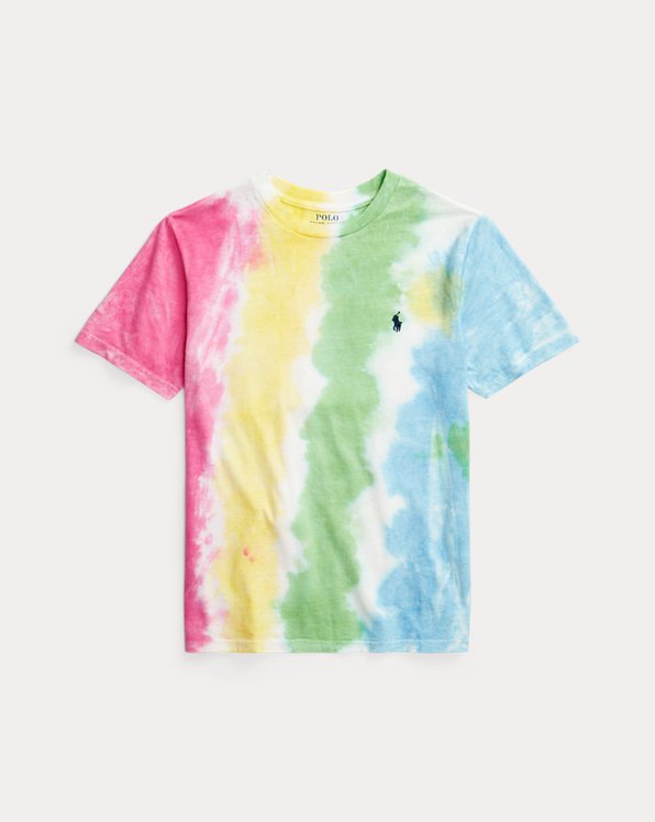 Tie-dye T-shirt van katoenjersey