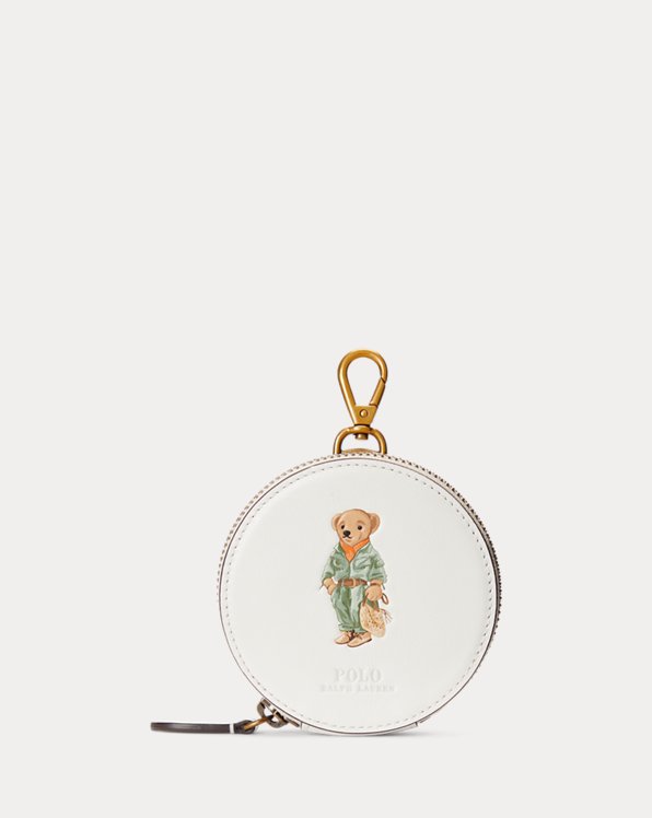 Jumpsuit Polo Bear Leather Coin Pouch