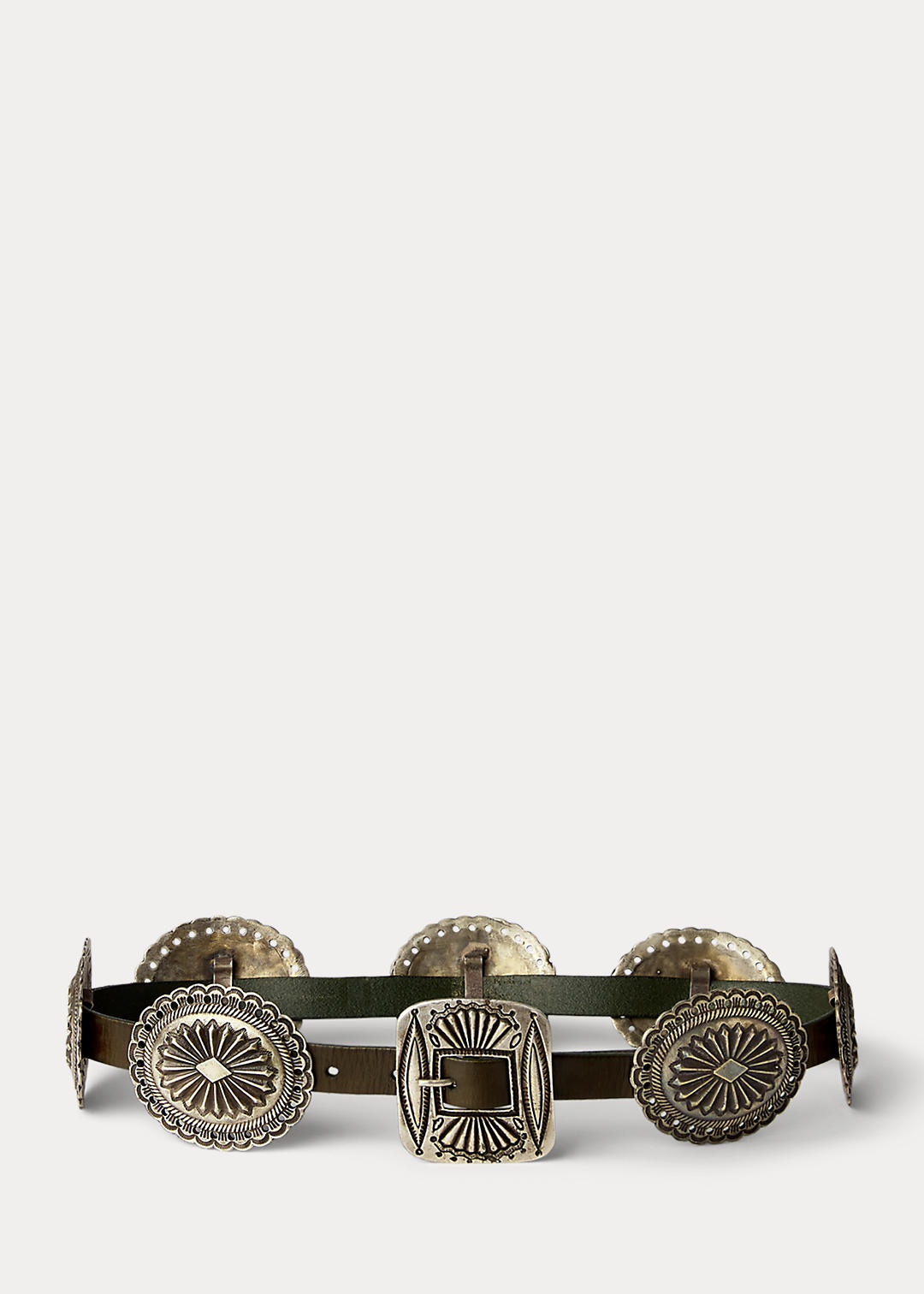 Engraved-Concho Belt