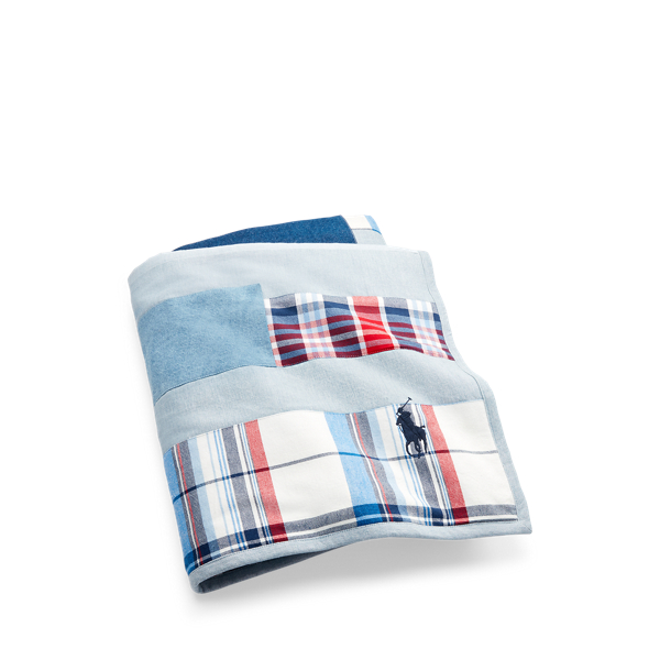 Manta com bandeira e patchwork Ramsey