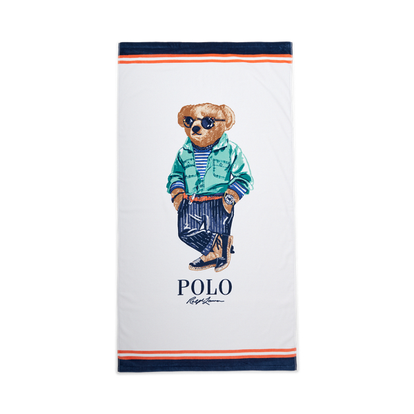 Serviette de plage Beach Boy Polo Bear pour Home | Ralph Lauren® FR