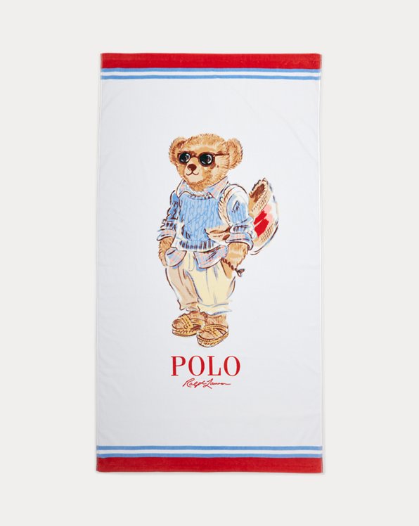 Beach Girl Polo Bear Beach Towel