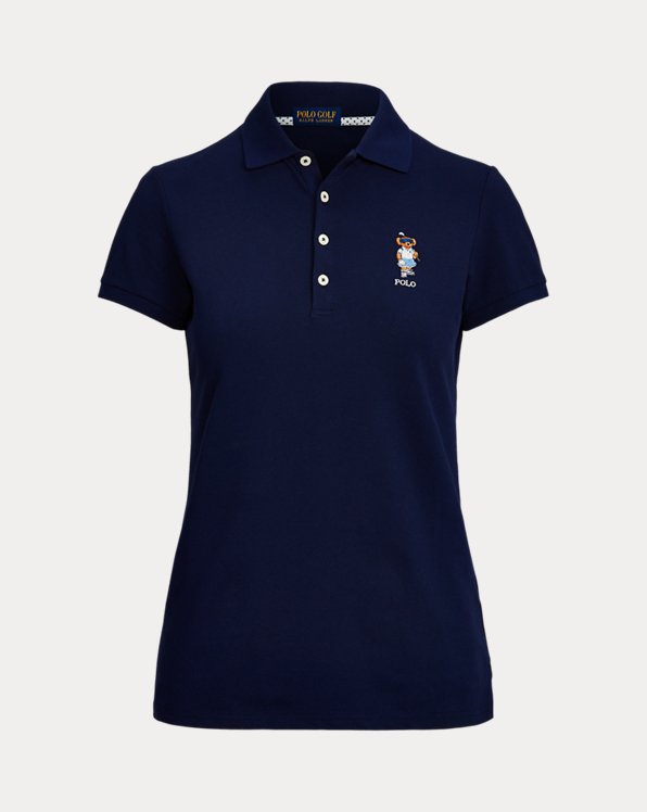 Tailored fit poloshirt met Polo Bear