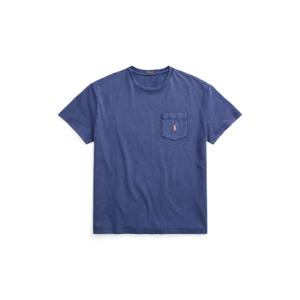 Classic Fit Cotton-Linen Pocket T-Shirt for Men | Ralph Lauren® UK