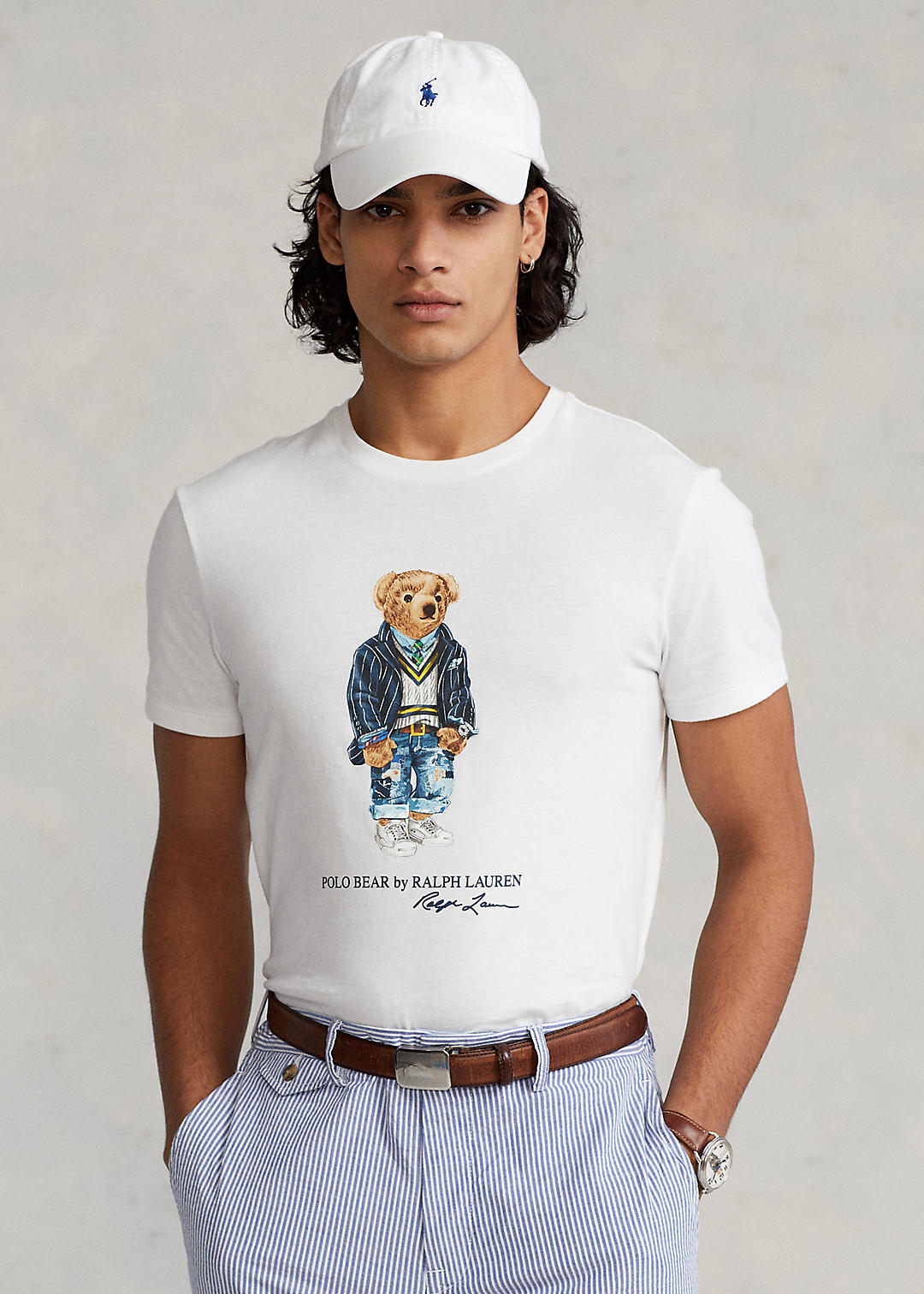 Ralph Lauren Bambina Abbigliamento Top e t-shirt T-shirt Polo Maglietta Polo Bear in jersey 