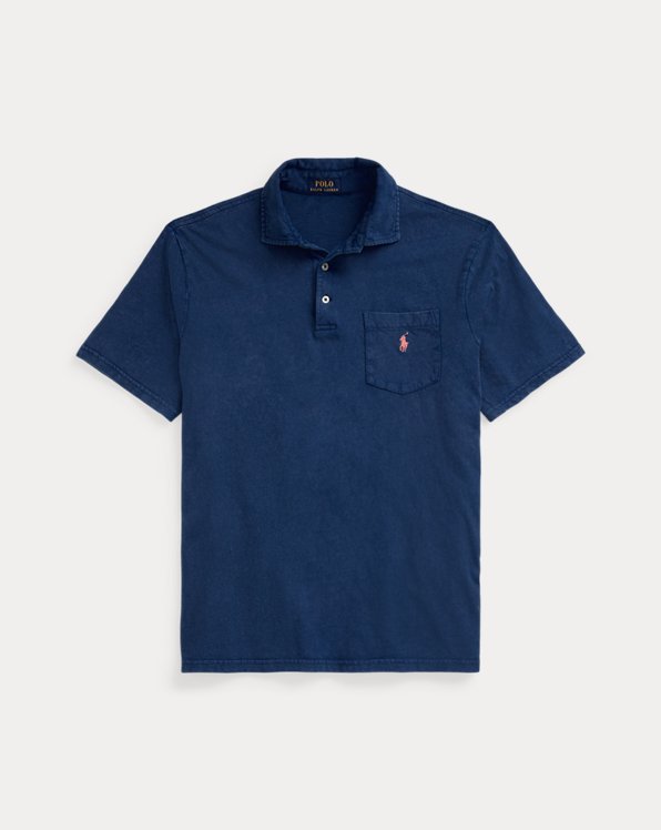 Classic fit katoen-linnen Polo-shirt