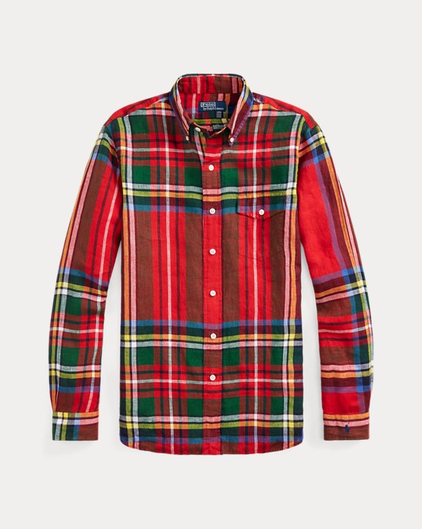 Men's Polo Ralph Lauren Linen Casual Shirts & Button Down Shirts 