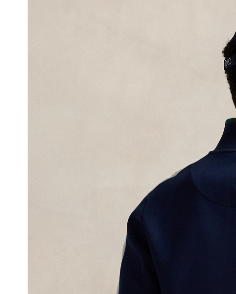 Part of our collection celebrating Wimbledon 2025, this double-knit jacket was designed exclusively for the tournament's ballperson uniform.