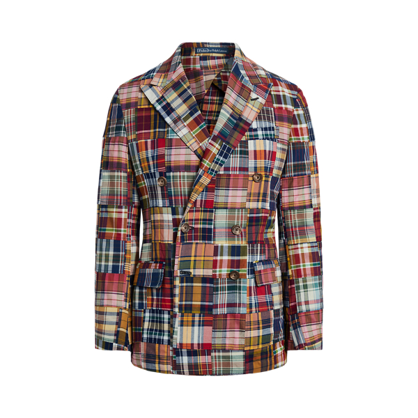 Polo Soft Patchwork Madras Suit Jacket for Men | Ralph Lauren® UK