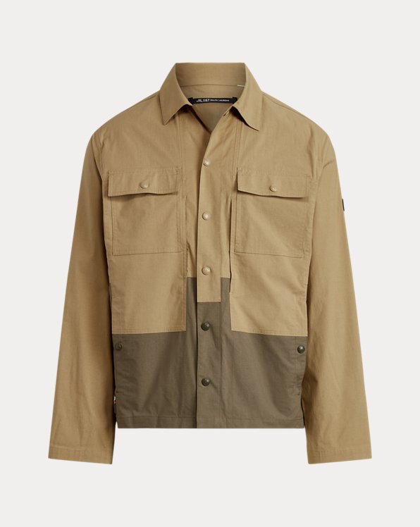 Panelled Stretch Ripstop Overshirt