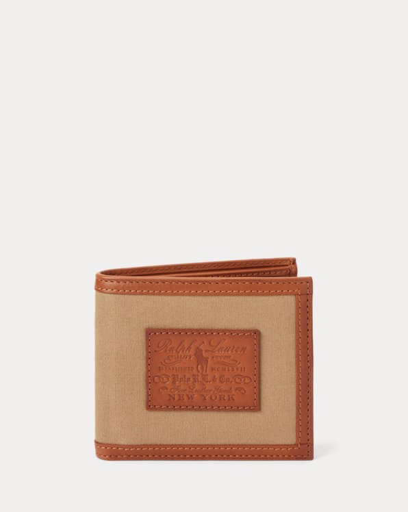 Heritage Canvas and Leather Wallet