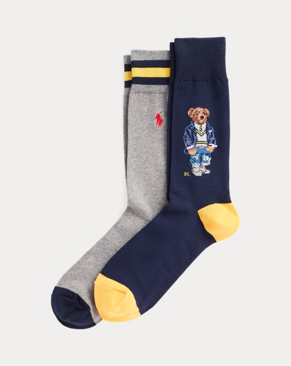 Polo Bear Trouser Sock 2-Pack