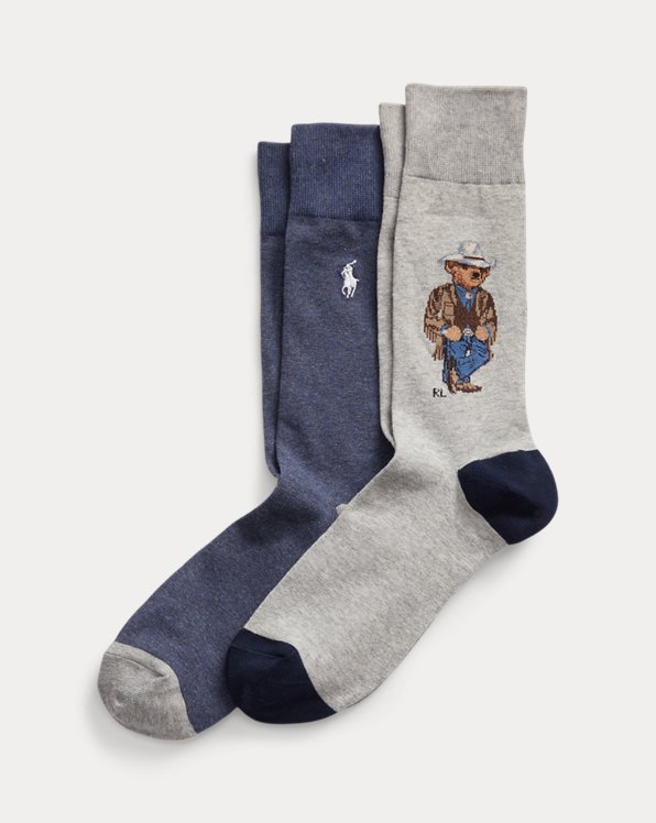 Set van 2 paar sokken met Polo Bear