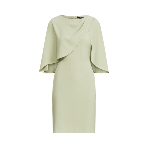 Georgette Cape Cocktail Dress