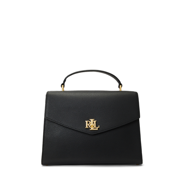 Pebbled Leather Medium Farrah Satchel for Women | Ralph Lauren® UK