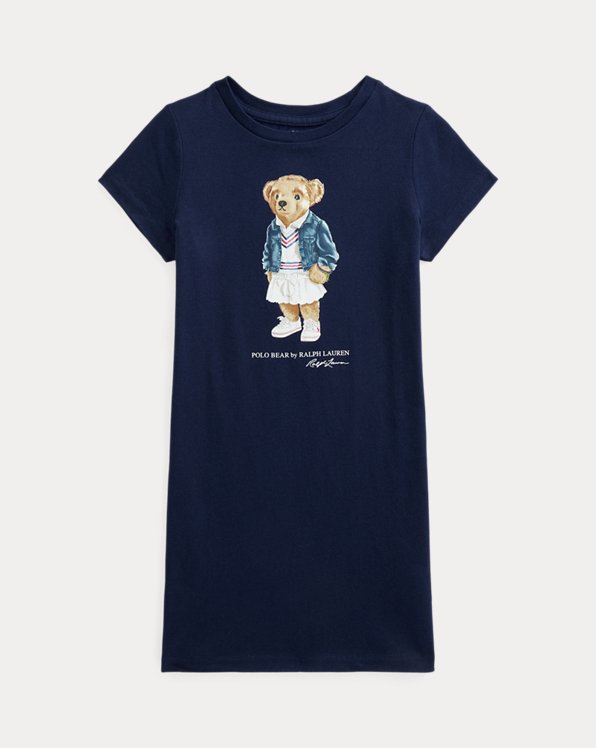 Polo Bear katoenjersey T-shirtjurk
