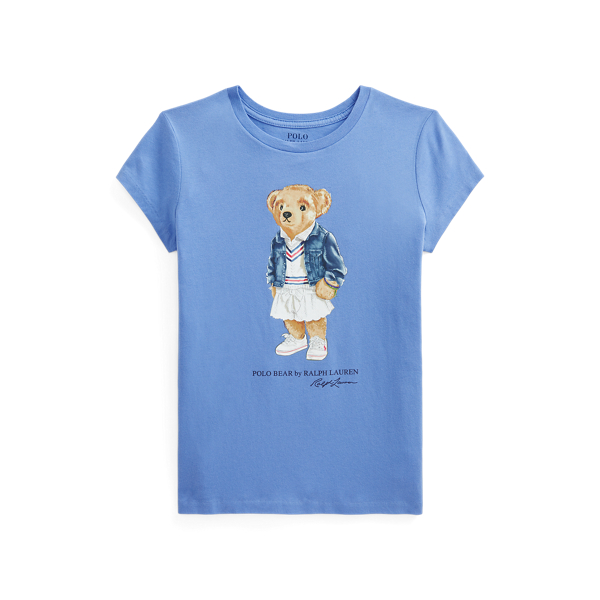Polo Bear Cotton Jersey Tshirt for Children Ralph Lauren® BE