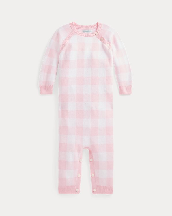 Gingham Cotton Jumper Coverall