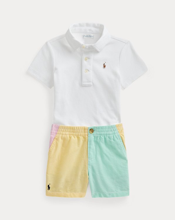 Polo Shirt &amp; Oxford Short Set