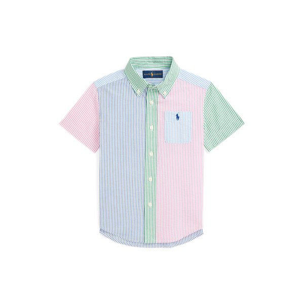 Seersucker Short-Sleeve Fun Shirt