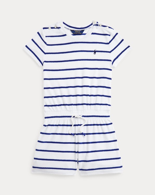Striped Terry Playsuit