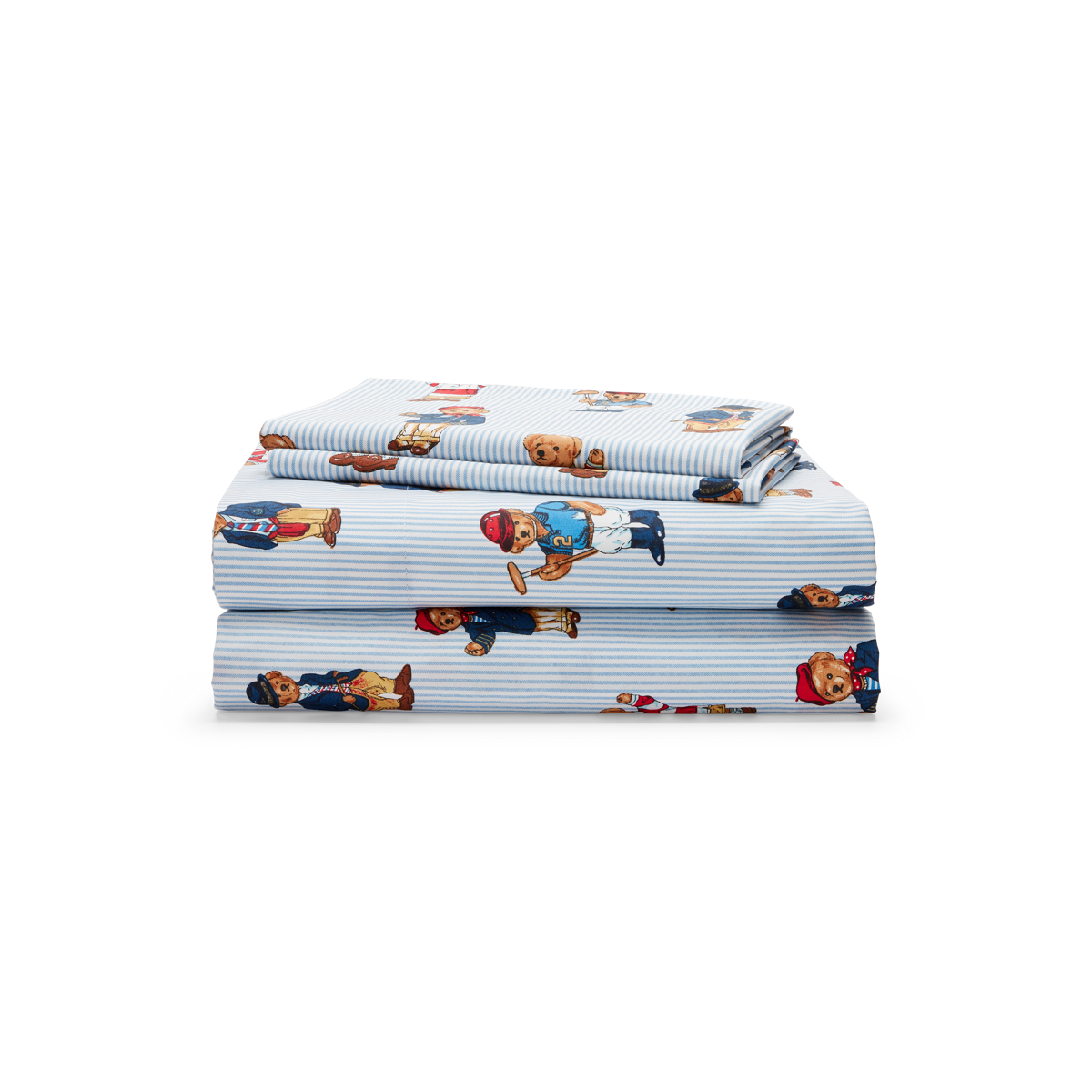 Teddy Bear Stripe Sheet Set | Ralph Lauren