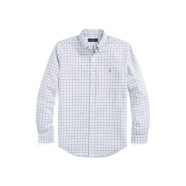 Chemise Oxford tattersall ajustée pour Men | Ralph Lauren® FR