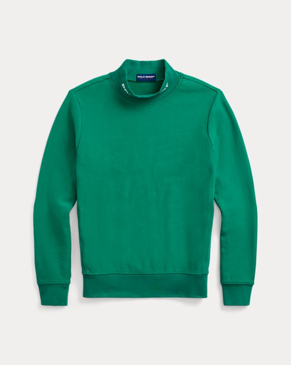 Polo Sport fleece sweatshirt met mockneck