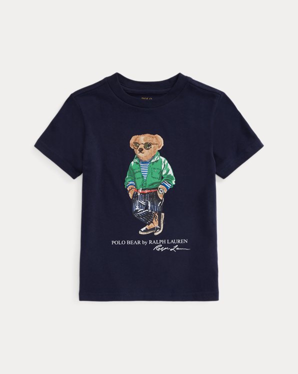 Polo Bear Cotton Jersey T-Shirt