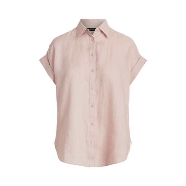 Linen Dolman-Sleeve Shirt