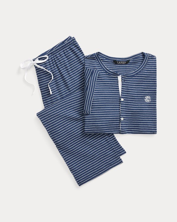 Striped Cotton Pyjama Set