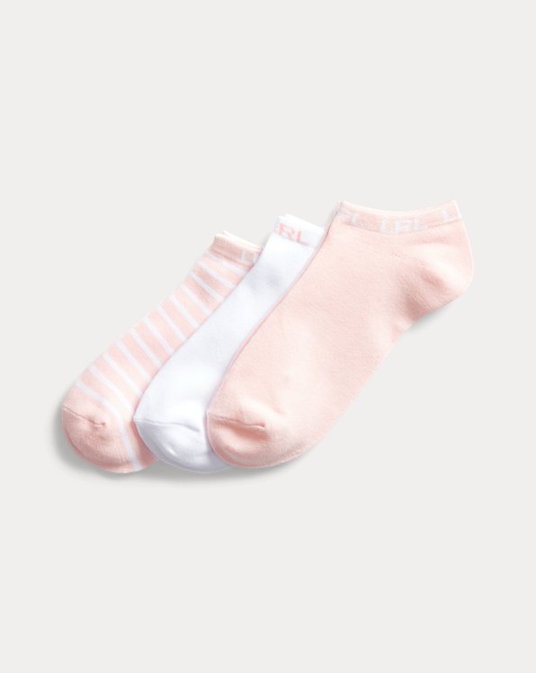 Cotton-Blend Ankle Sock Three-Pack