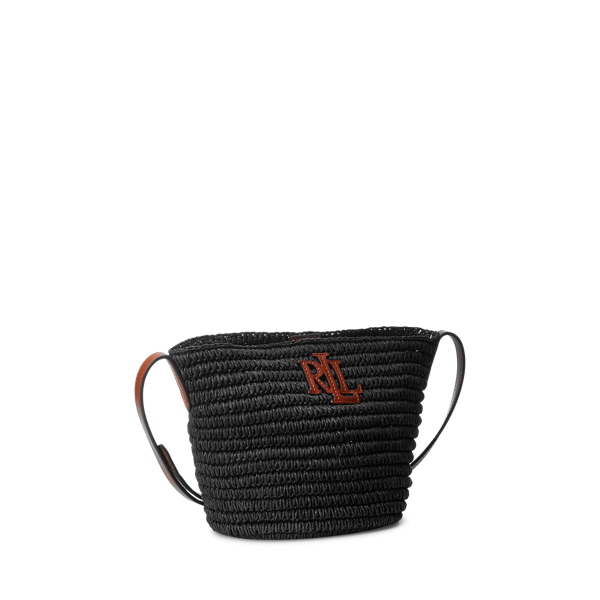 Straw Medium Nicki Crossbody Bag for Women Ralph Lauren® NL