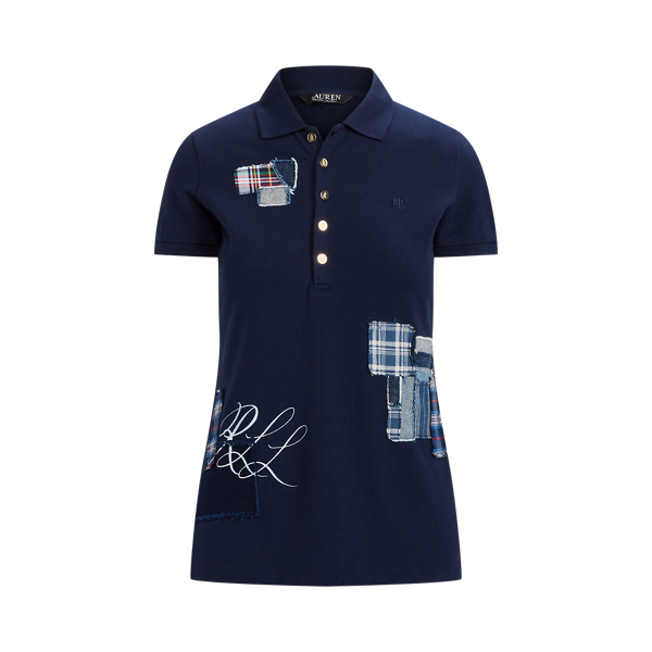 Patchwork Pique Polo Shirt for Women | Ralph Lauren® NL