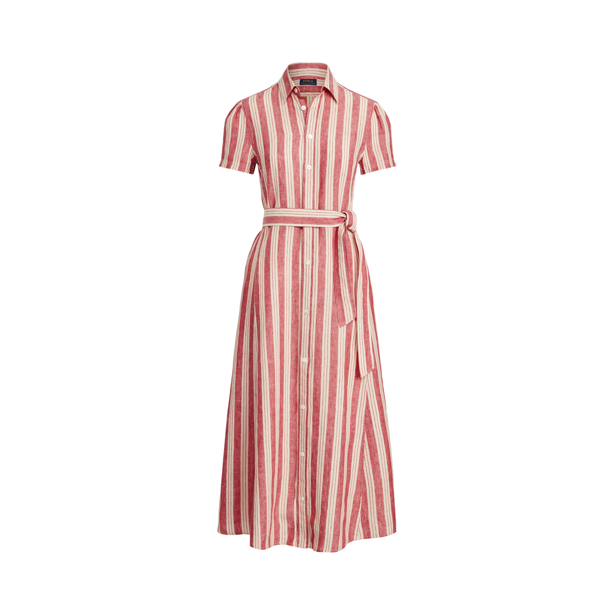 Striped Linen Shirtdress