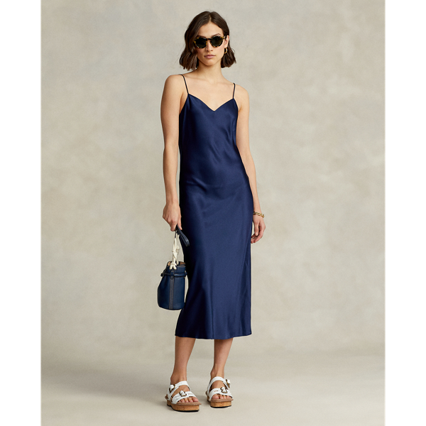 Ralph Lauren Donna Abbigliamento Intimo Sottovesti Abito sottoveste in raso double-face 