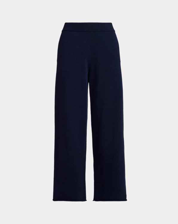 Cotton-Cashmere Pull-On Trouser