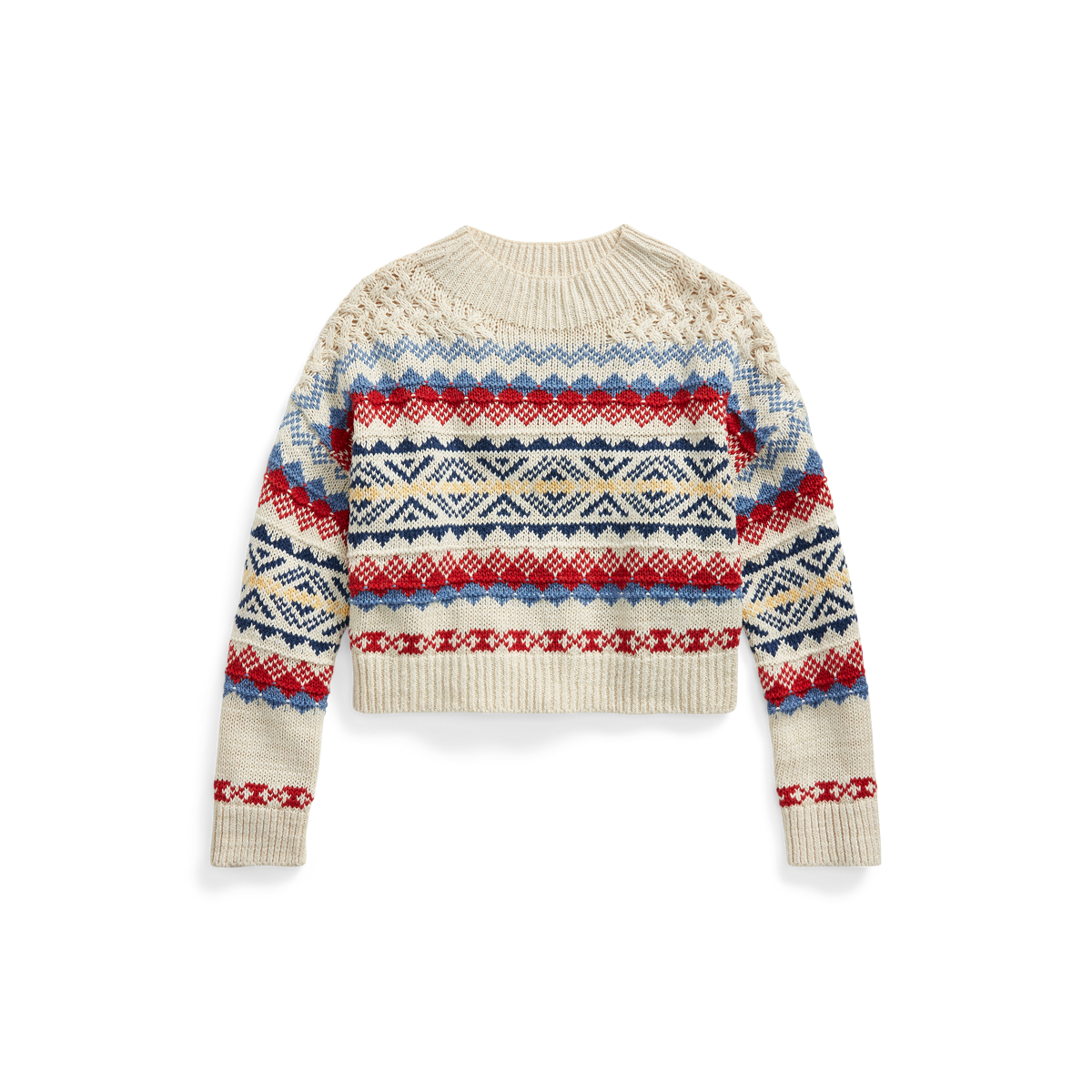 Women's Fair Isle Cotton-Blend Sweater | Ralph Lauren