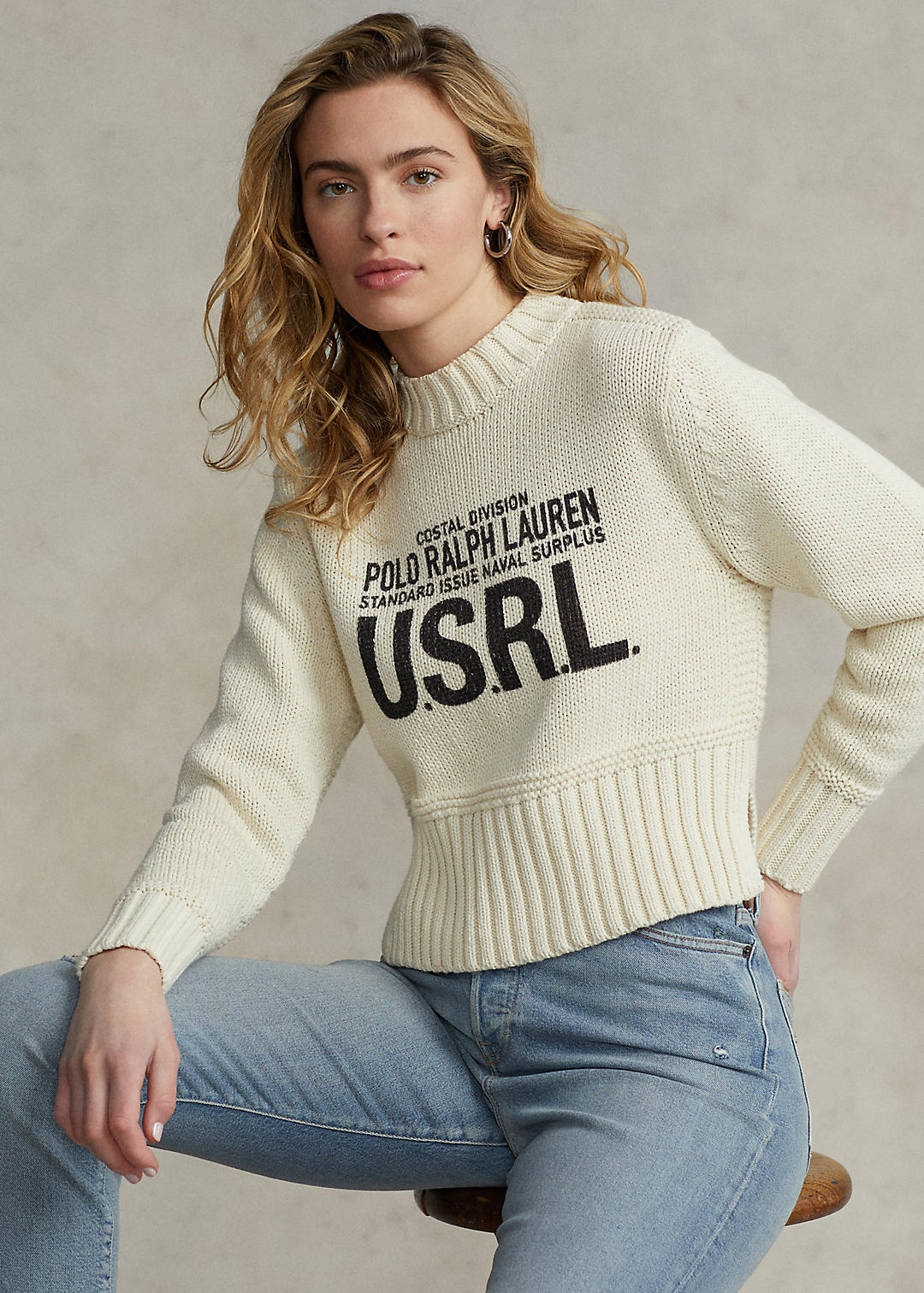 Surplus-Logo Cotton Sweater