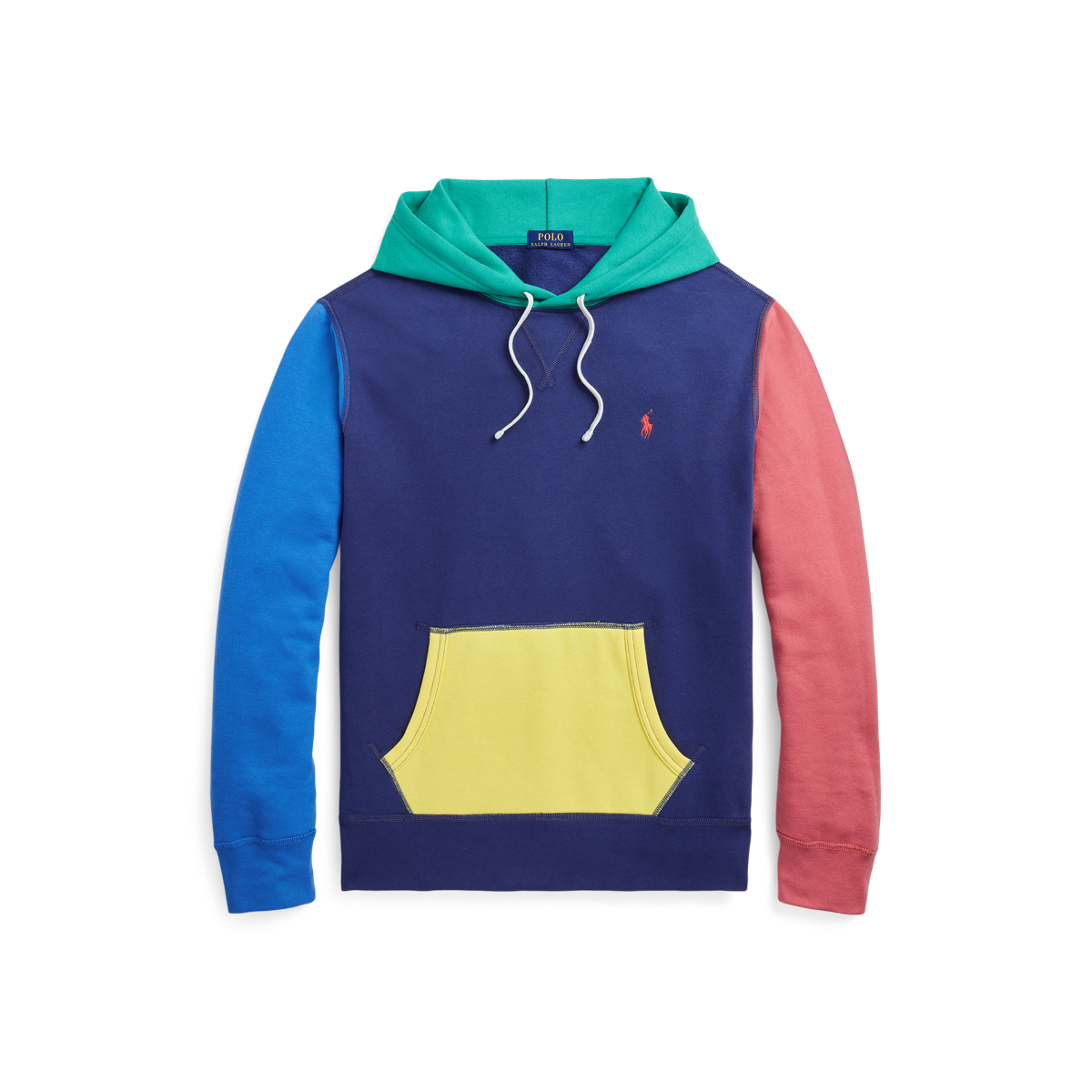 The RL Fleece Color-Blocked Hoodie