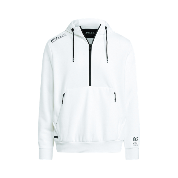 Sweat à capuche demi-zippé en molleton pour Men | Ralph Lauren® FR