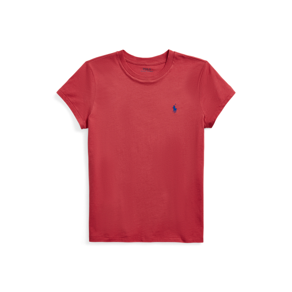 T-shirt col rond en coton pour Women | Ralph Lauren® FR
