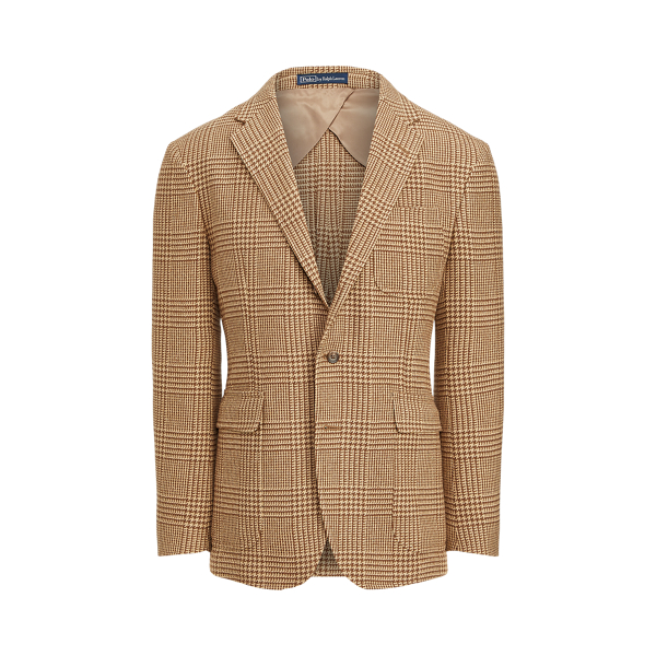 ralphlauren.co.uk | Polo Soft Plaid Silk-Blend Suit Jacket